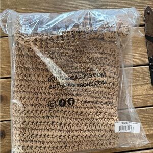 8OTHERREASONS Shelby Crochet Bag in Khaki